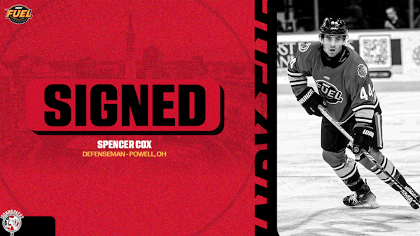 FUEL RE-SIGN DEFENSEMAN SPENCER COX