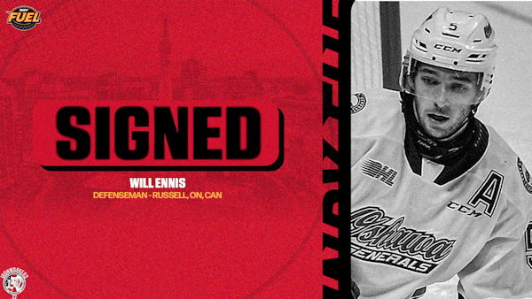 FUEL SIGN DEFENSEMAN WILL ENNIS